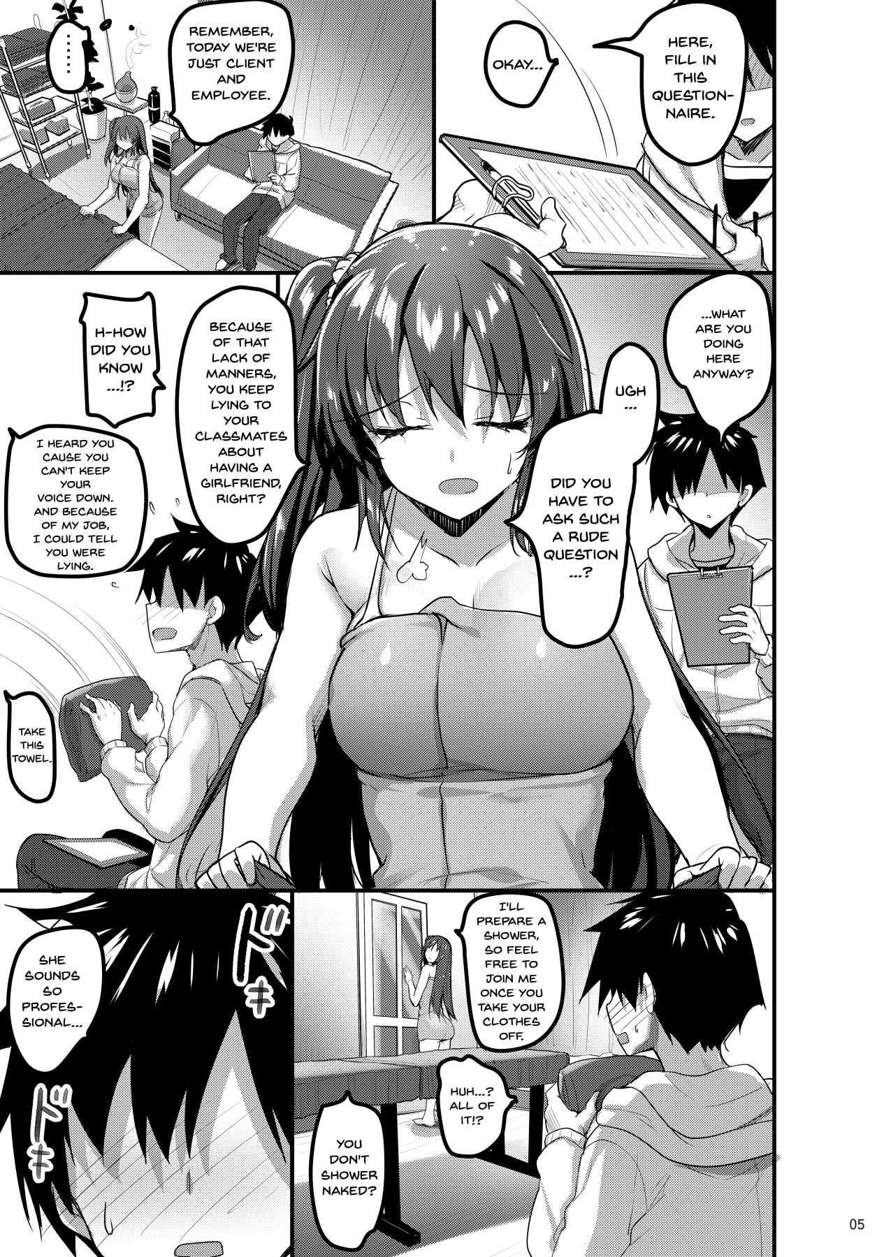 Hentai Manga Comic-A Story Of Going Out To Get a Massage And The One Who Shows Up Is My Classmate-Read-4